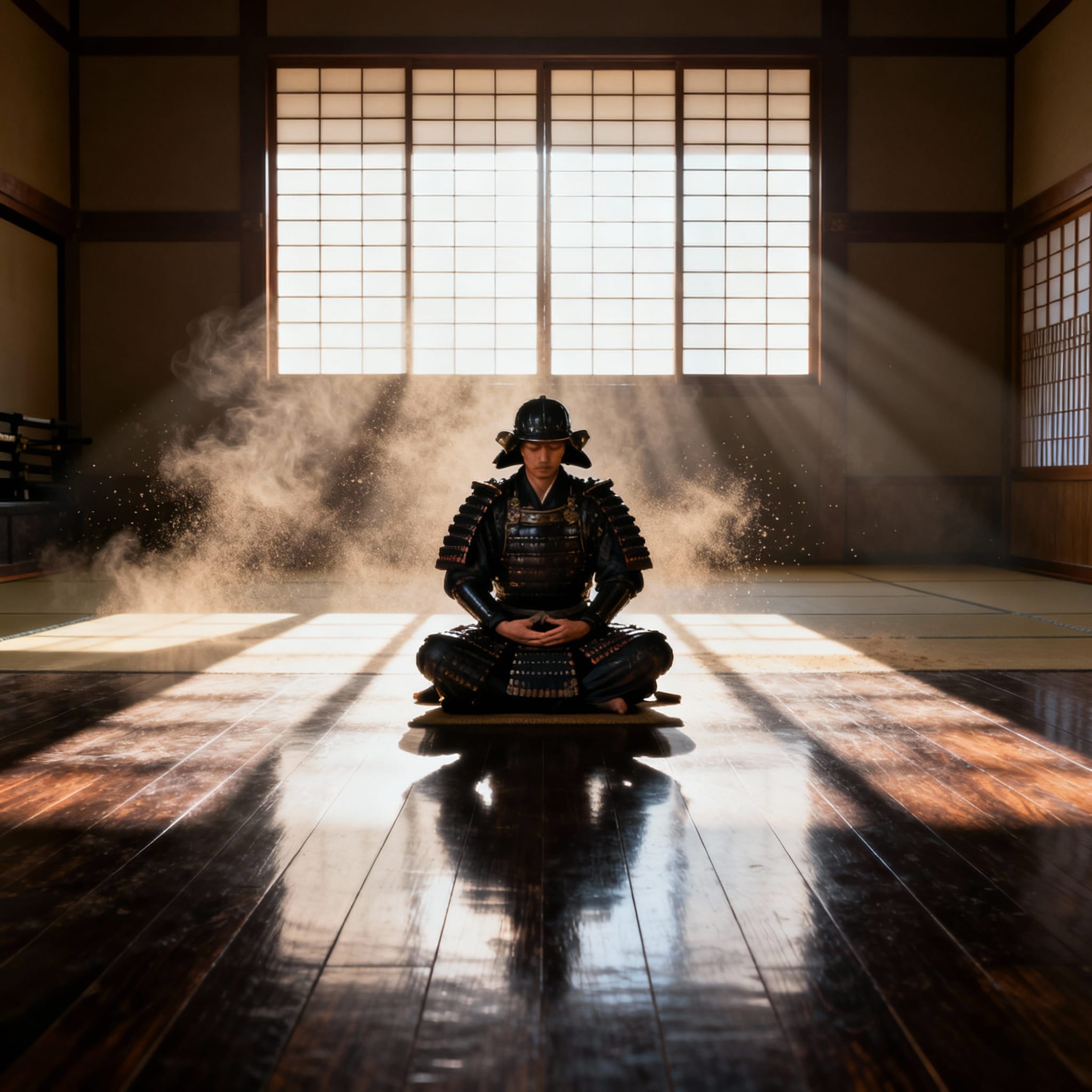 Kolbo-generated image — Samurai meditation